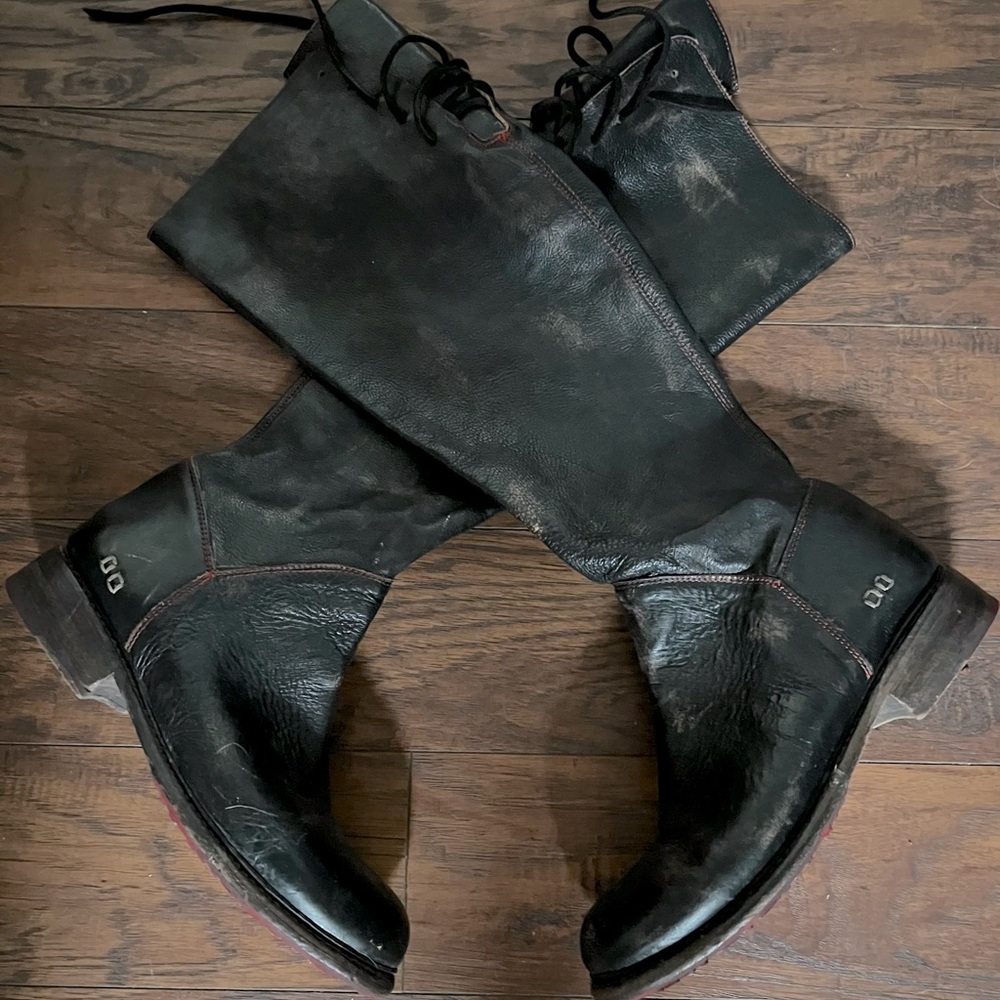 Bed Stu Manchester Cobbler Knee High Riding Boots Size 10